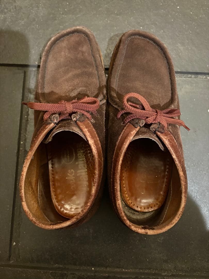 【希少 アイルランド製】クラークス ブラウン ワラビー 90s 7ハーフ