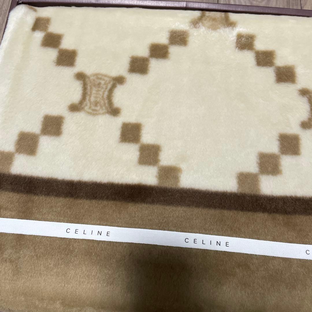 CELINE アクリルニューマイヤー毛布 140x200cm