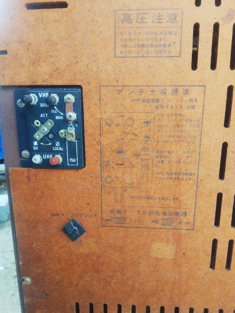 昭和レトロ!!　家具調テレビ