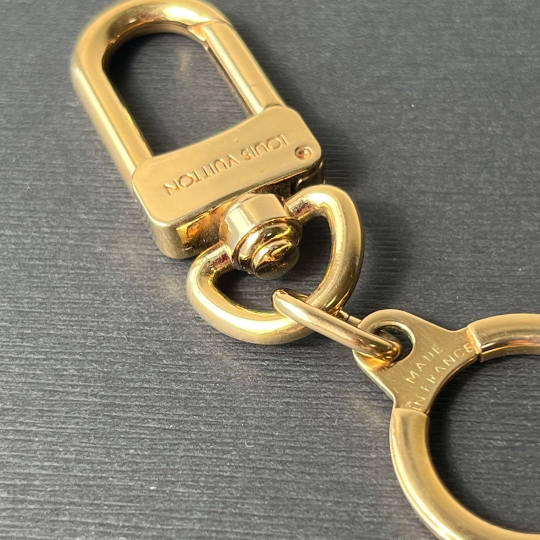 極美品　ルイヴィトン アノクレ ゴールド キーリング キーホルダー　M62694