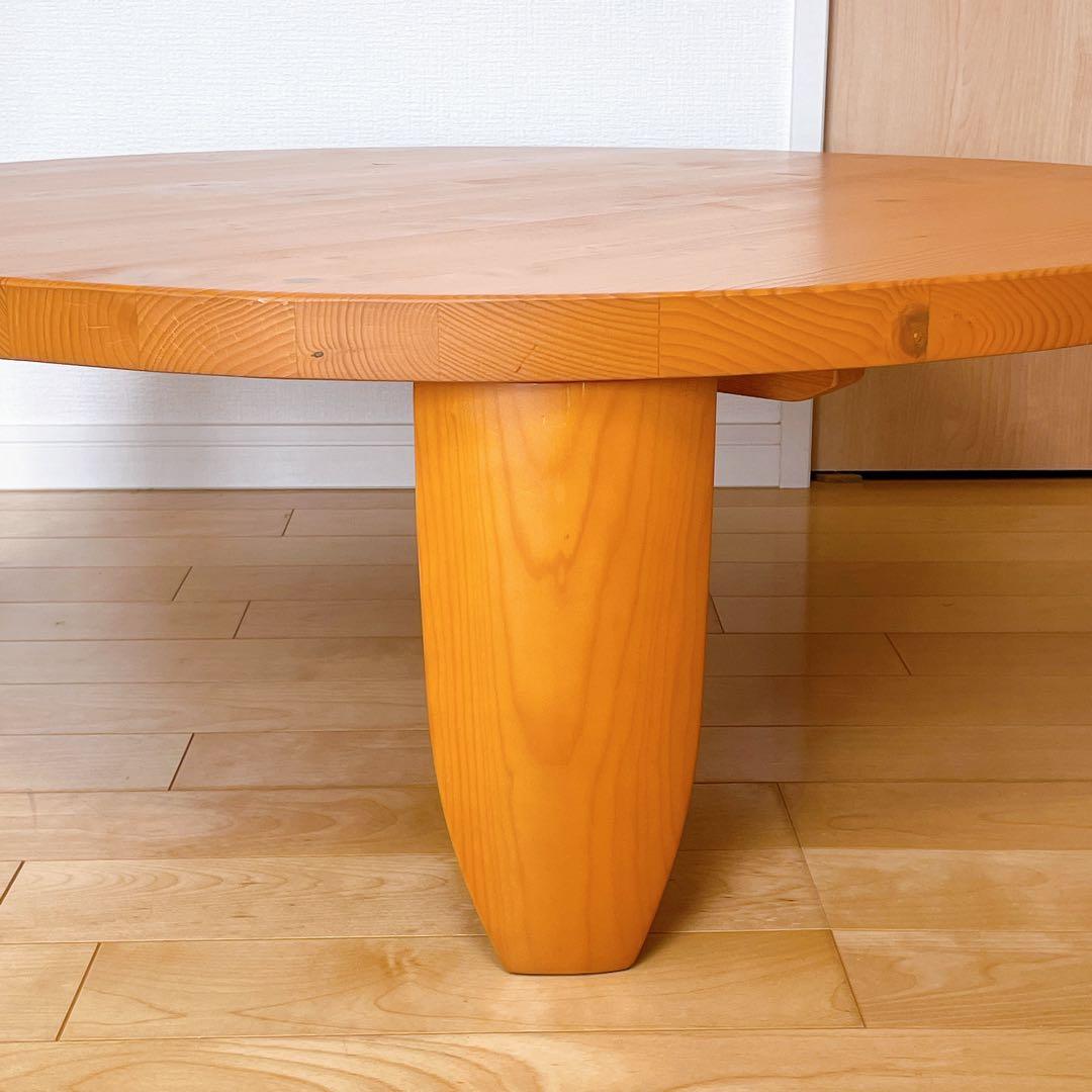 NITORI ニトリ スコッチ100 円卓 テーブル 天然木 折りたたみ