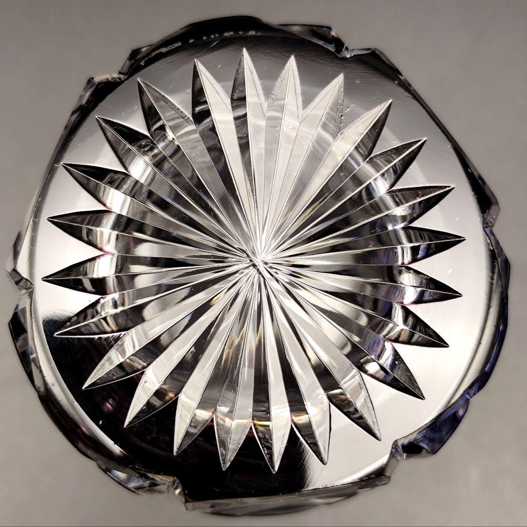 未使用☆江戸切子 瀧澤利夫 ペアロックグラス（切子、江戸切子、薩摩切子）