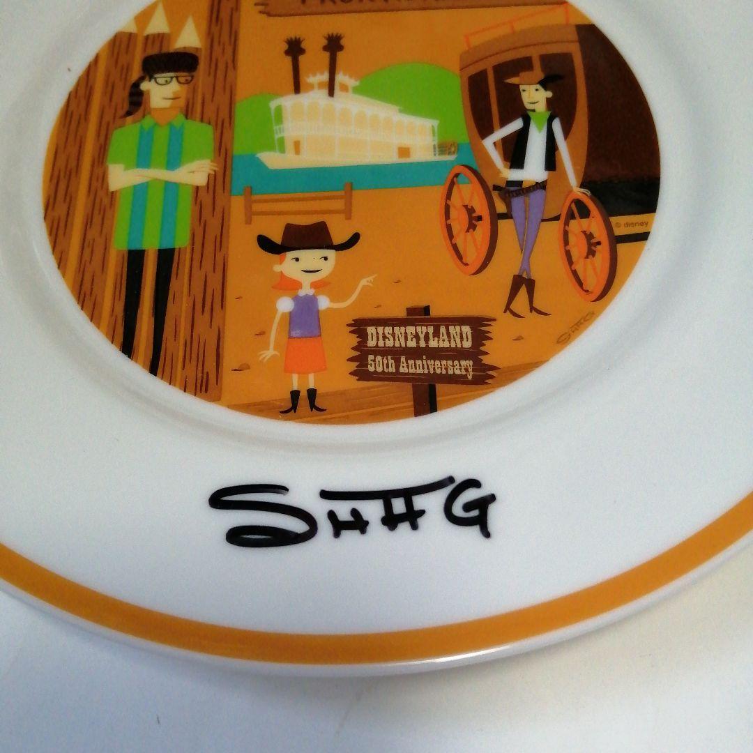 【直筆サイン入り】ディズニーランド　50周年記念プレート5枚