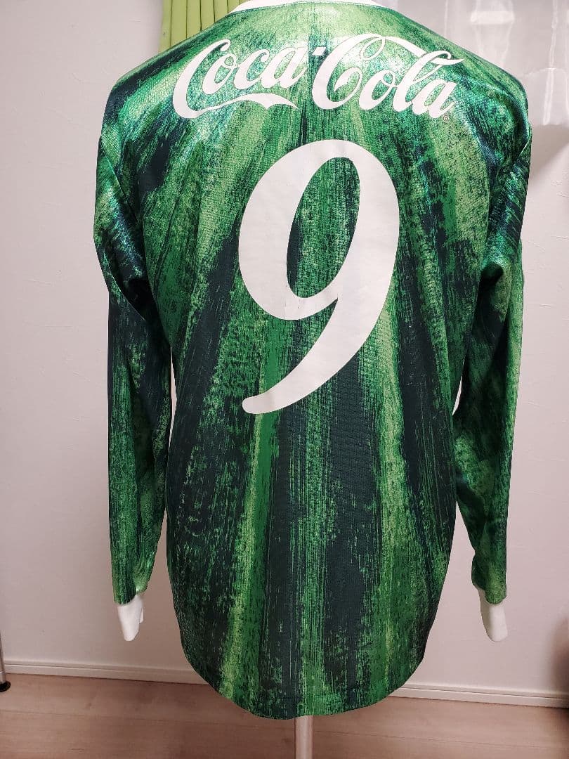 ヴェルディ川崎 武田修宏選手着用 支給品　長袖ホームユニフォーム 元日本代表