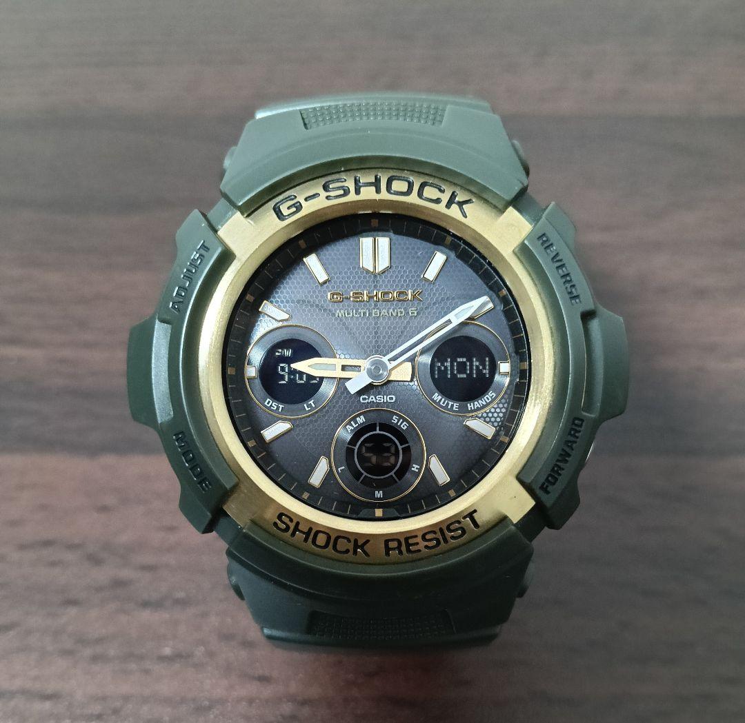 【未使用に近い】ジーショック 電波ソーラー 限定モデル ゴールド 43