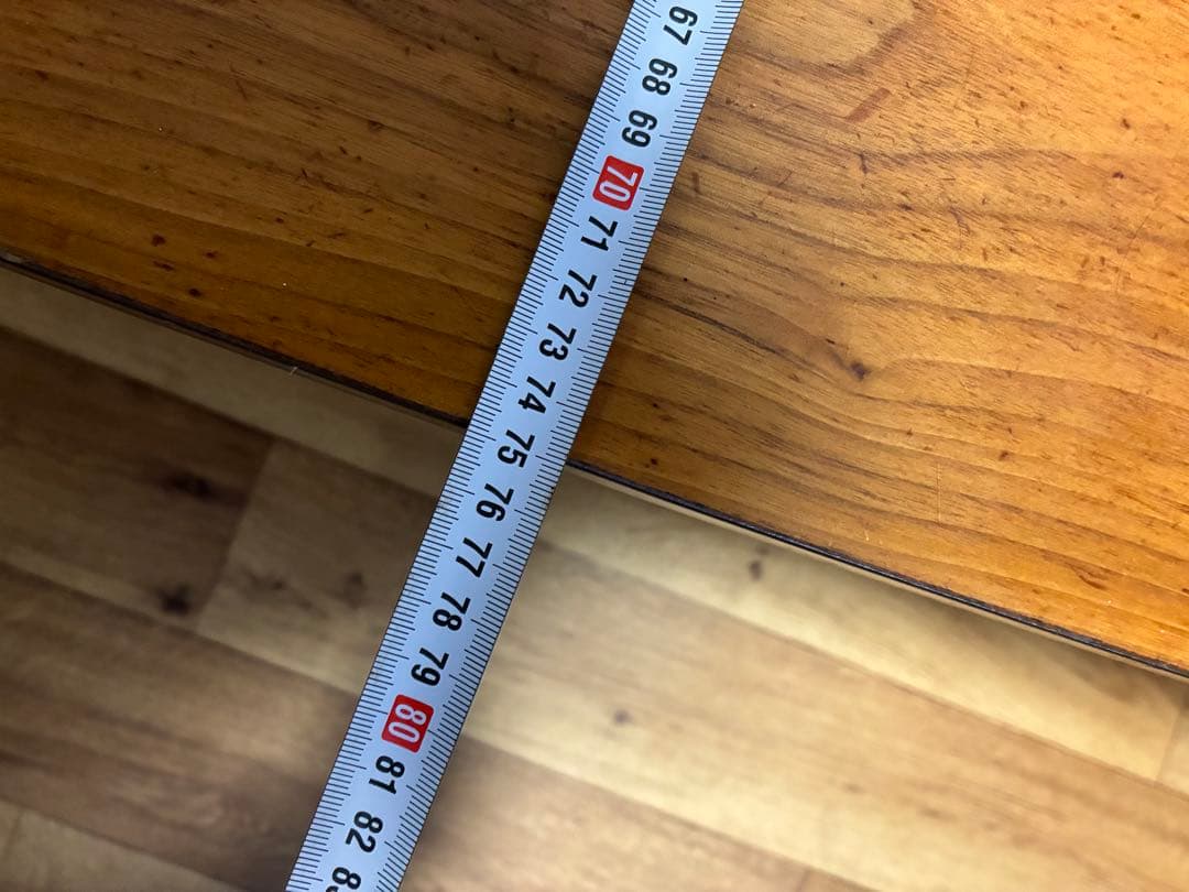 木製 長方形テーブルこたつ 装飾インレイ