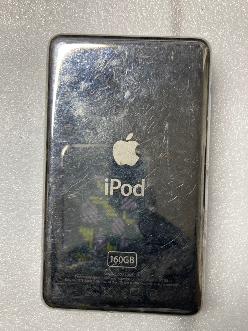 iPod classic 超大容量バッテリー&HDD30GB 液晶holdNG