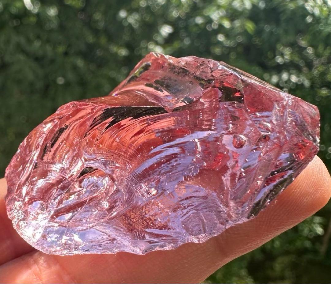 専用2点非常に希少シエラネバダ産アンダラクリスタル　ピンク　レムリア瞑想ヨガ