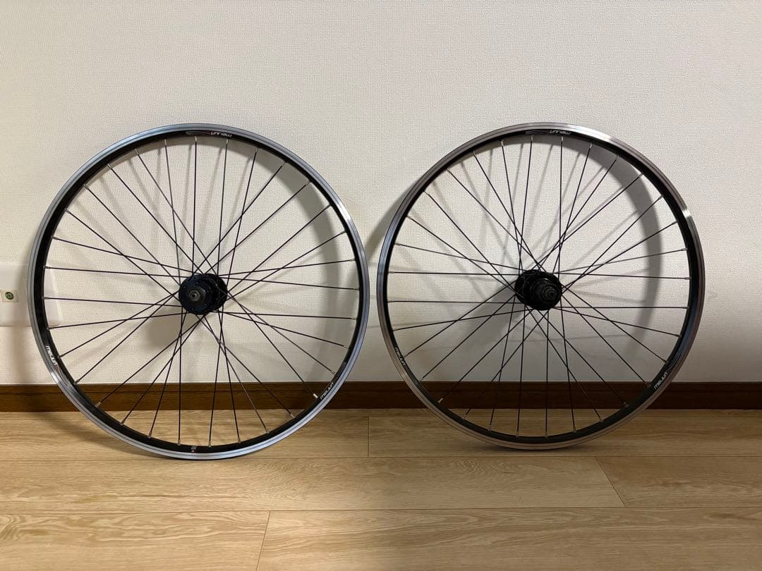 26インチ MTBホイール 前後セット（Vブレーキ、ディスクブレーキ両対応）