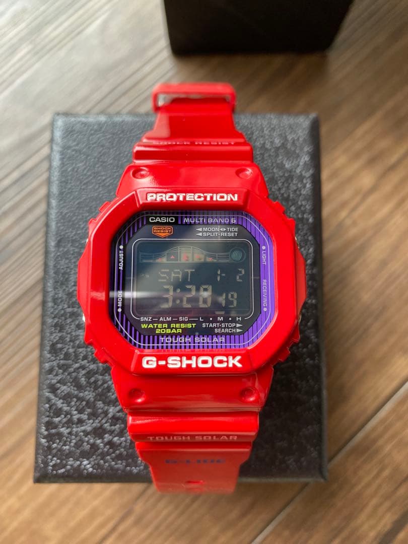 G-SHOCK CASIO 3222 赤