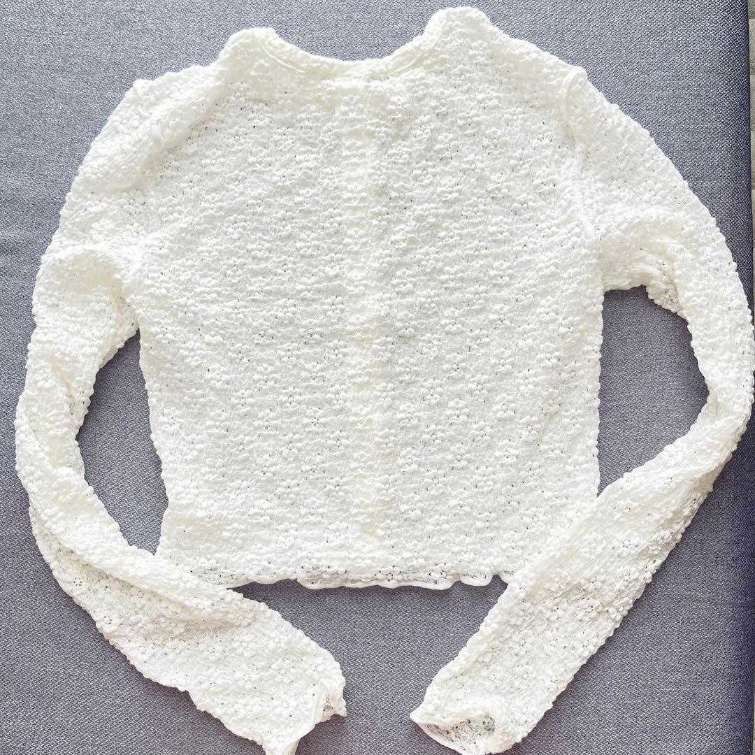 プチルル　レースカーディガン　エディットフォールル