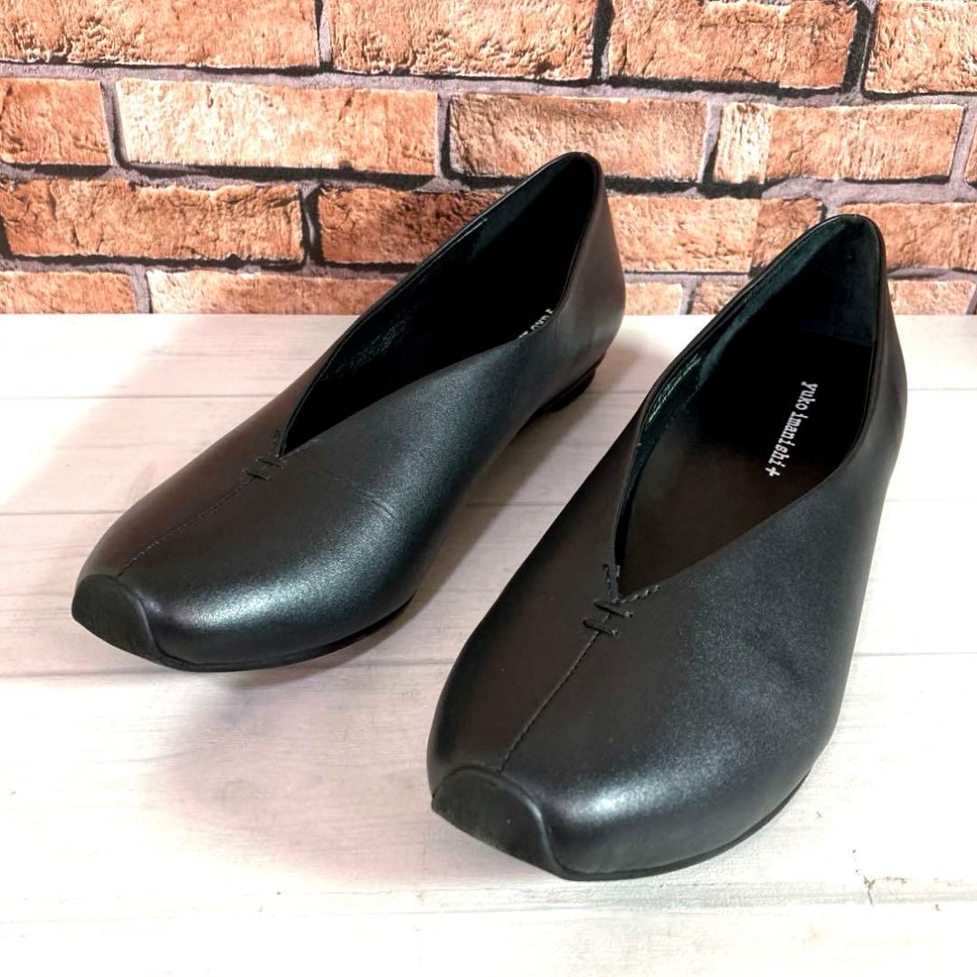 極美品■yuko imanishi+■フラットシューズ✨Vカット セレモニー