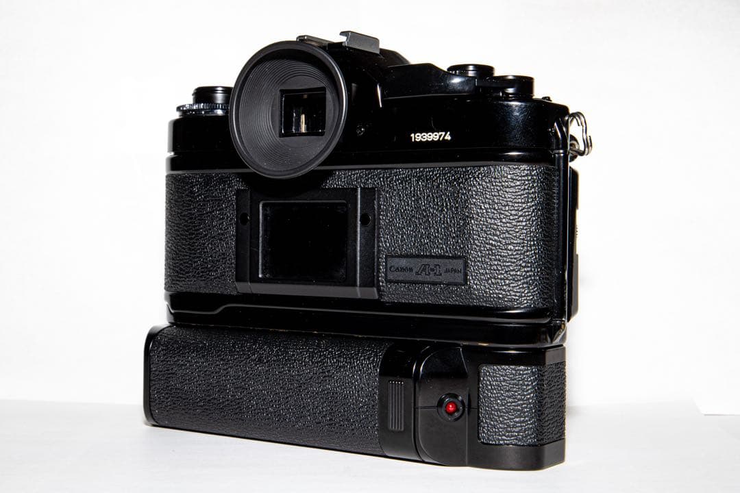 Canon A-1 A1 キャノン　レトロ　フィルムカメラ　パワーワインダー付き