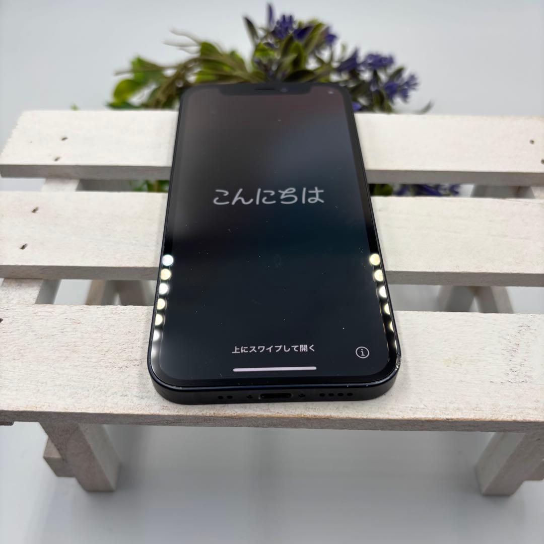 【美品】iPhone 12 mini 64GB ブラック 348