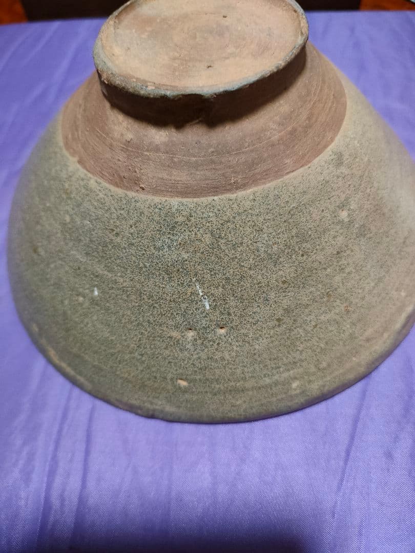 高麗青磁茶碗　朝鮮美術　時代物アンティーク