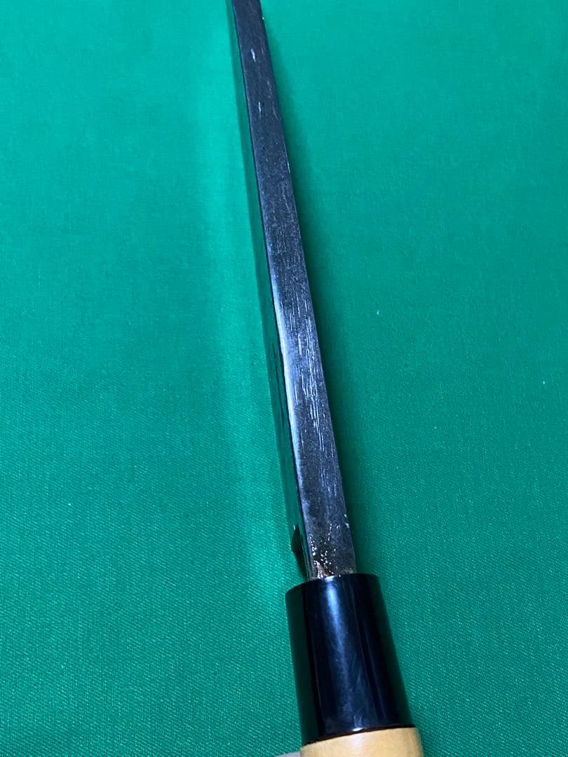 土佐打刃物　黒打両刃出刃包丁　青ニ鋼　7寸