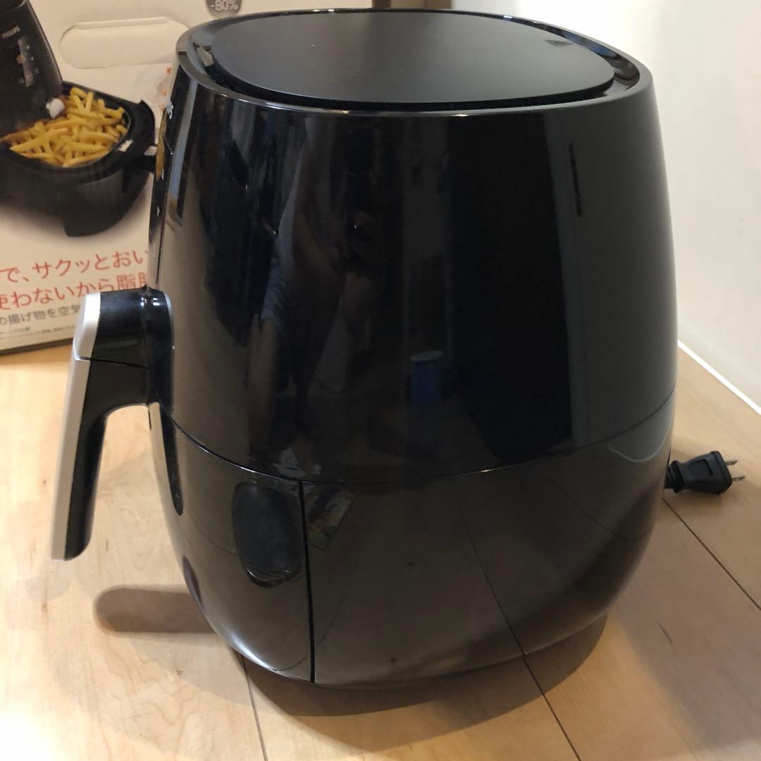 PHILIPS ノンフライヤー 黒　専用箱あり