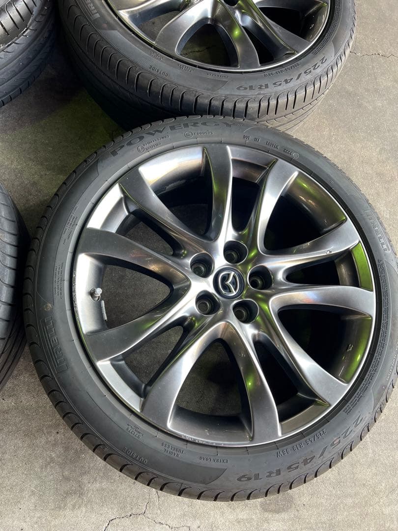 アテンザワゴン 純正 19インチ タイヤホイールセット