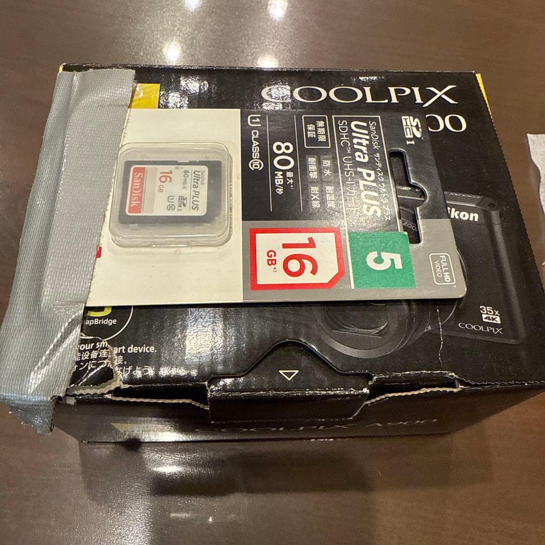 Nikon COOLPIX A900 ブラック（16GB SDカード付）