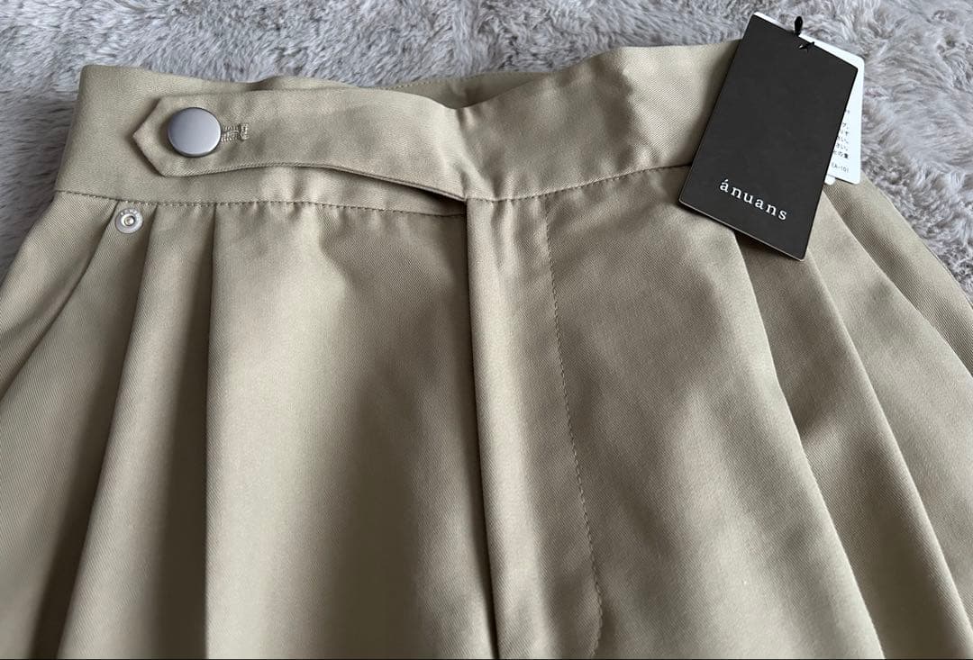 新品タグ付き★ anuans（アニュアンス）　ベルトデザインチノパンツ