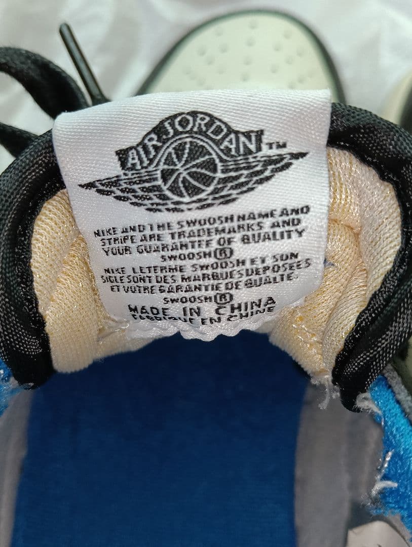 だ*い様 NIKE Air Jordan 1 ホワイト/ブラック/ブルー