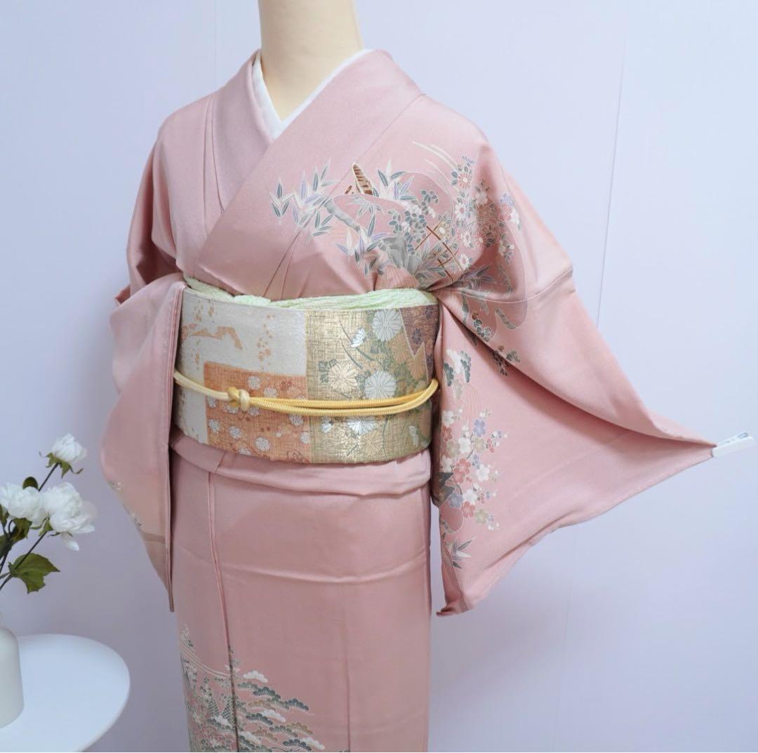 訪問着4点フルセット411 A七五三 お宮参り 卒業式　入学式　結婚式　未着用品