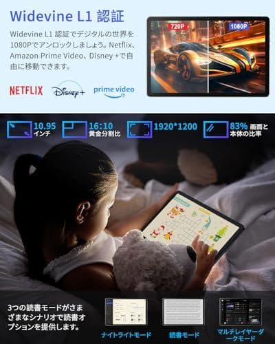 【＊未使用品＊】☆高性能11インチFullHD液晶タブレット☆SIMフリー対応!