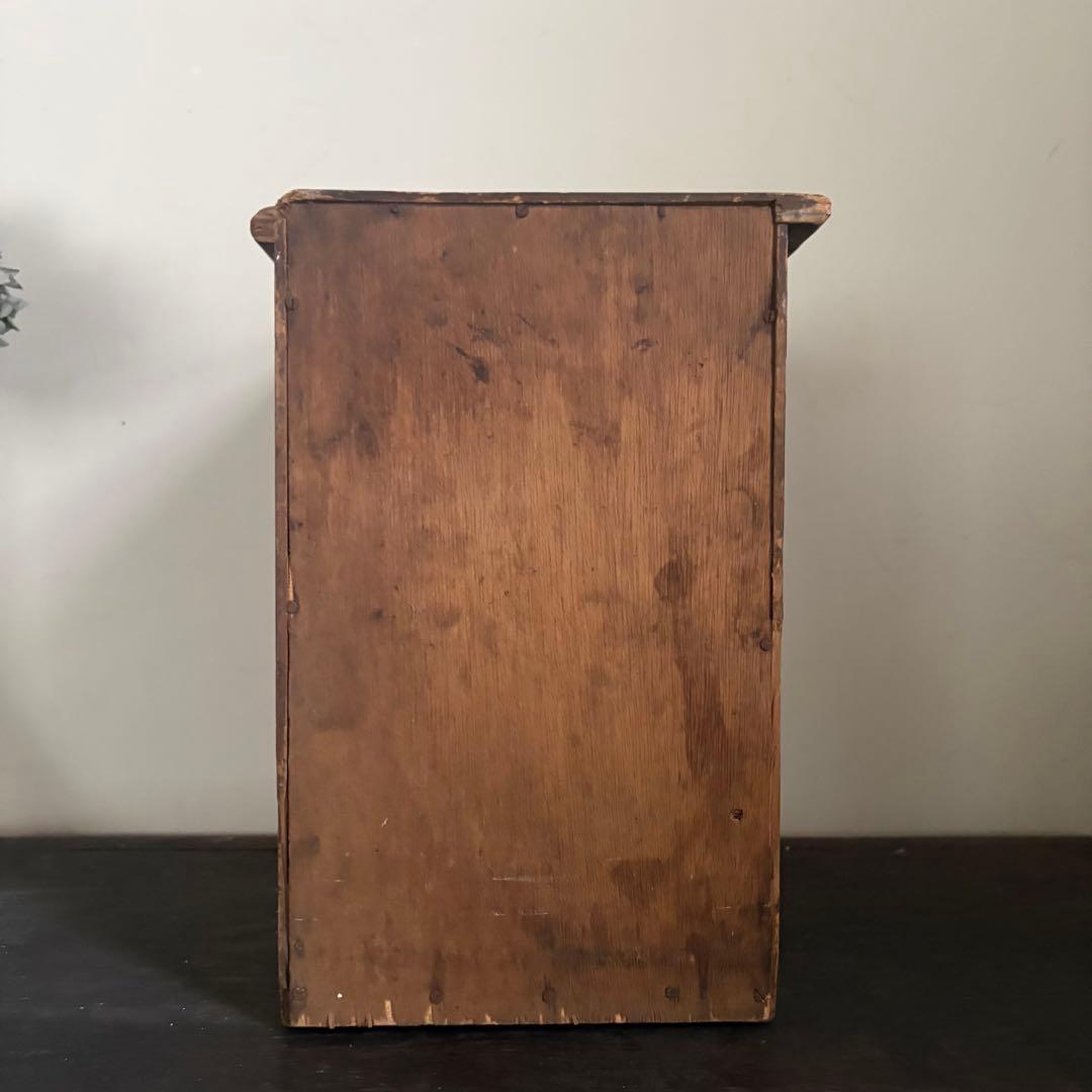 ぼろぼろの小引き出し　古道具　大正時代