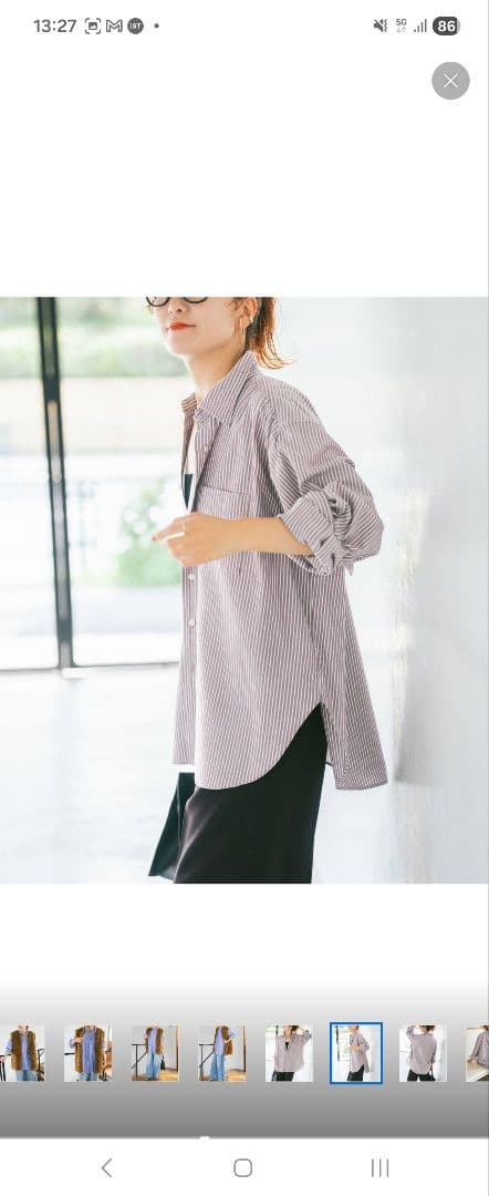 ★美品★今期購入　Spick and Span　オックススタンダードシャツ