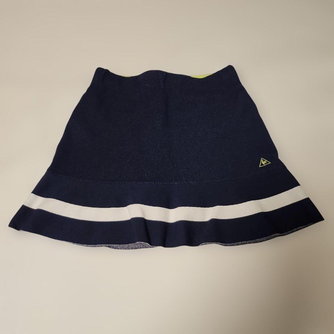 ルコックスポルティフゴルフのネイビーとホワイトのゴルフウェアセットと帽子おまけ