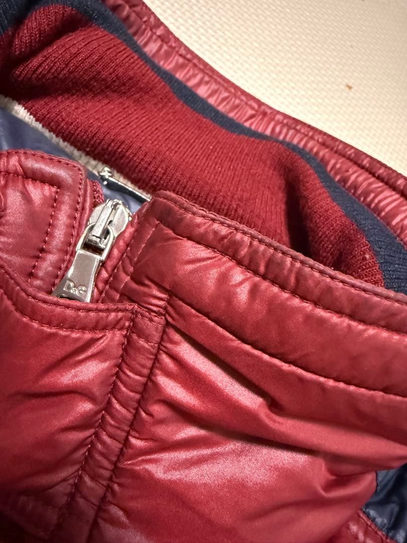 【希少・国内正規品】D&G ドルチェ&ガッバーナ 中綿ブルゾン 46 ホログラム