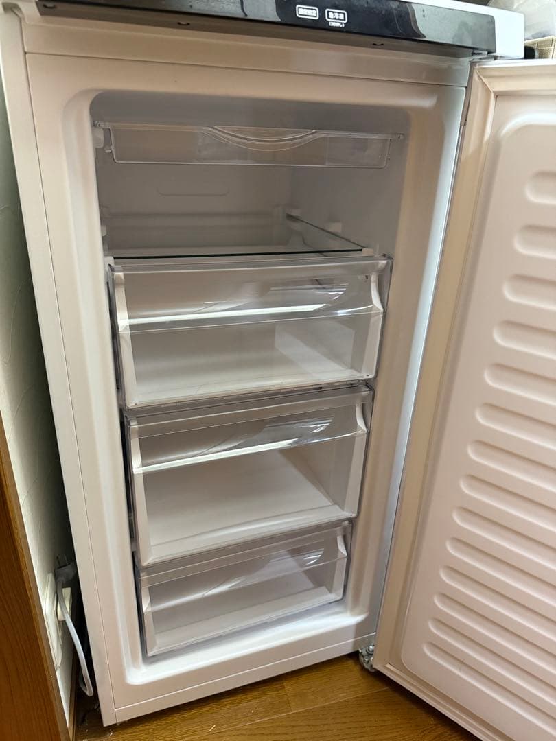 前開き冷凍庫　ハイアール Haierノンフロン　JF-NU102C (W)