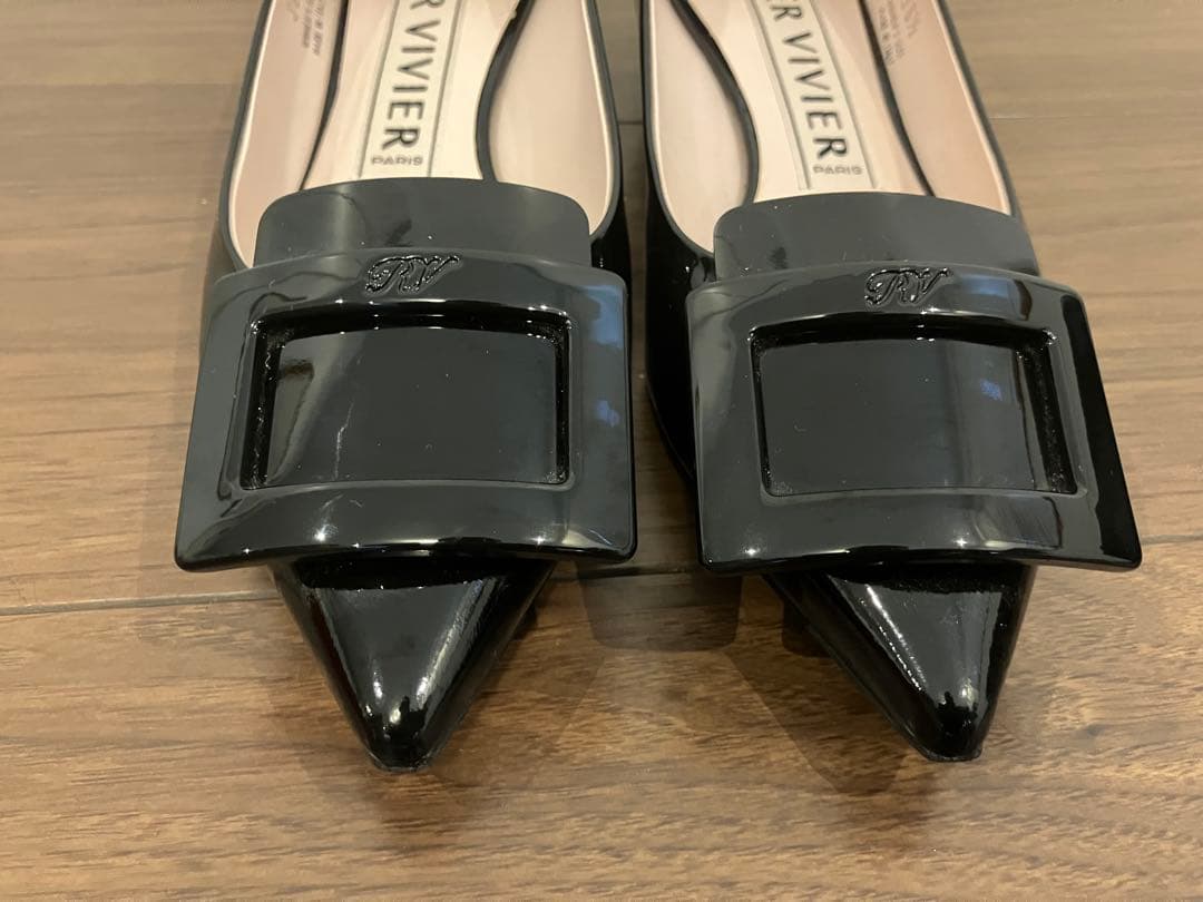 t*o様 Roger Vivier ロジェビビエ ゴメッティーヌ 36.5 ブラ