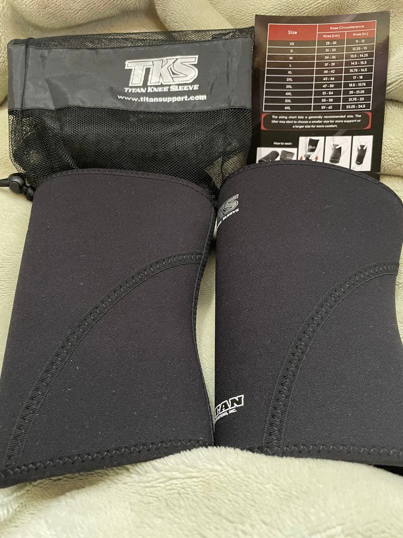 TKS タイタンニースリーブ Mサイズ 2枚セット