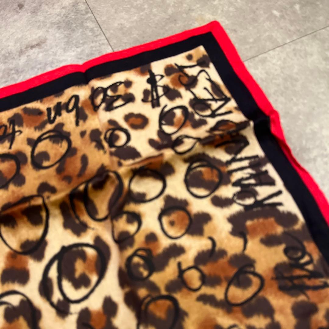 新品未使用　レア　ヴィヴィアン　vivienne rock ハンカチ　ヒョウ柄