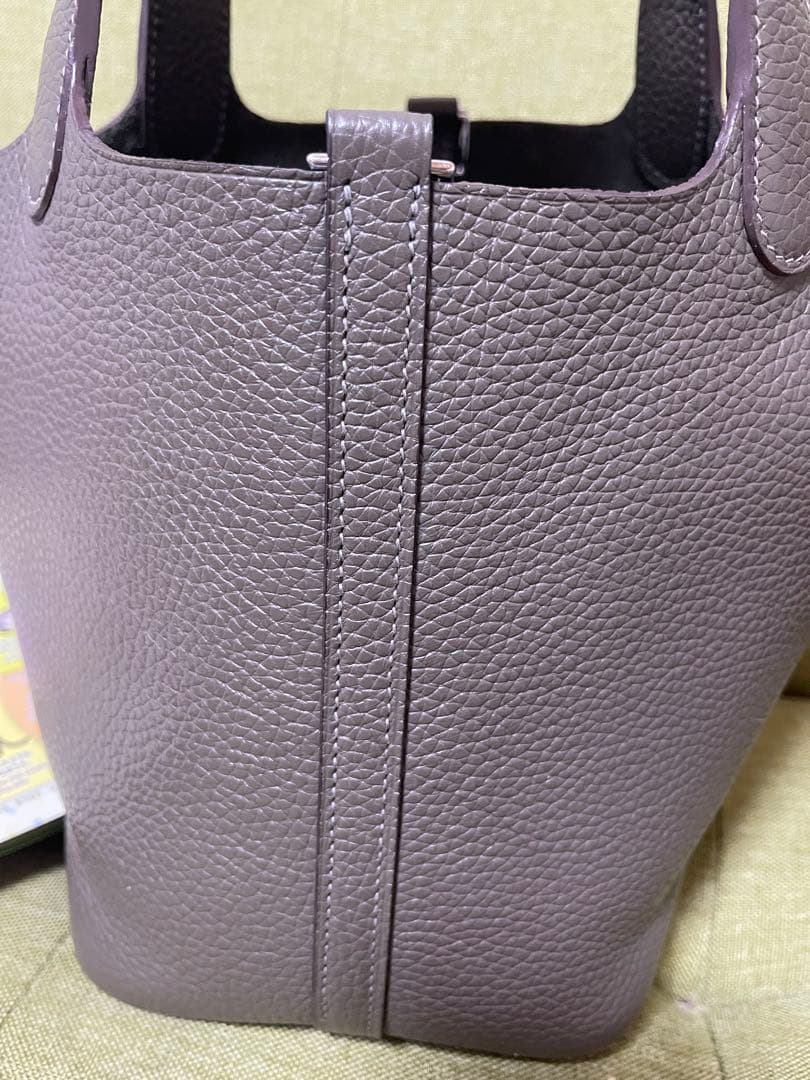 専用　本革ハンドバッグ　キューブバッグ　バケツ型バッグPM手縫い