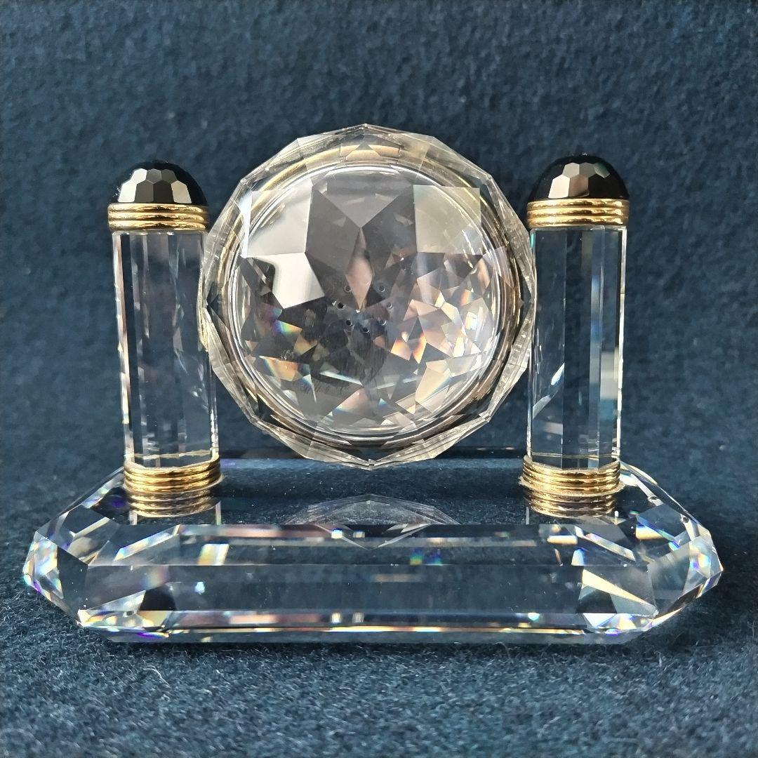 スワロフスキー Swarovski 1992年 クオーツ 置時計 廃盤品