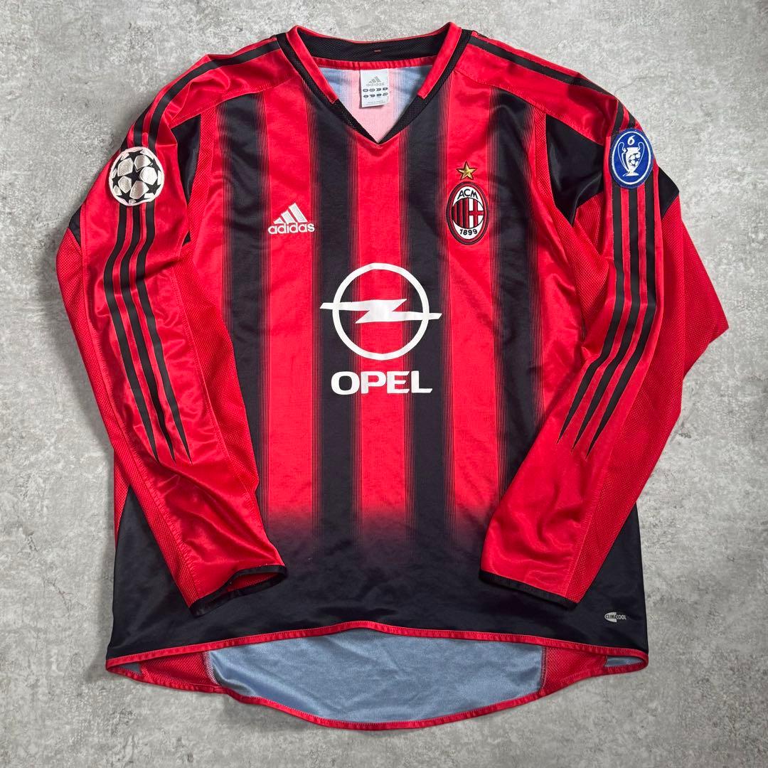 ACミラン 04/05 #3 マルディーニ 長袖 ユニフォーム CL