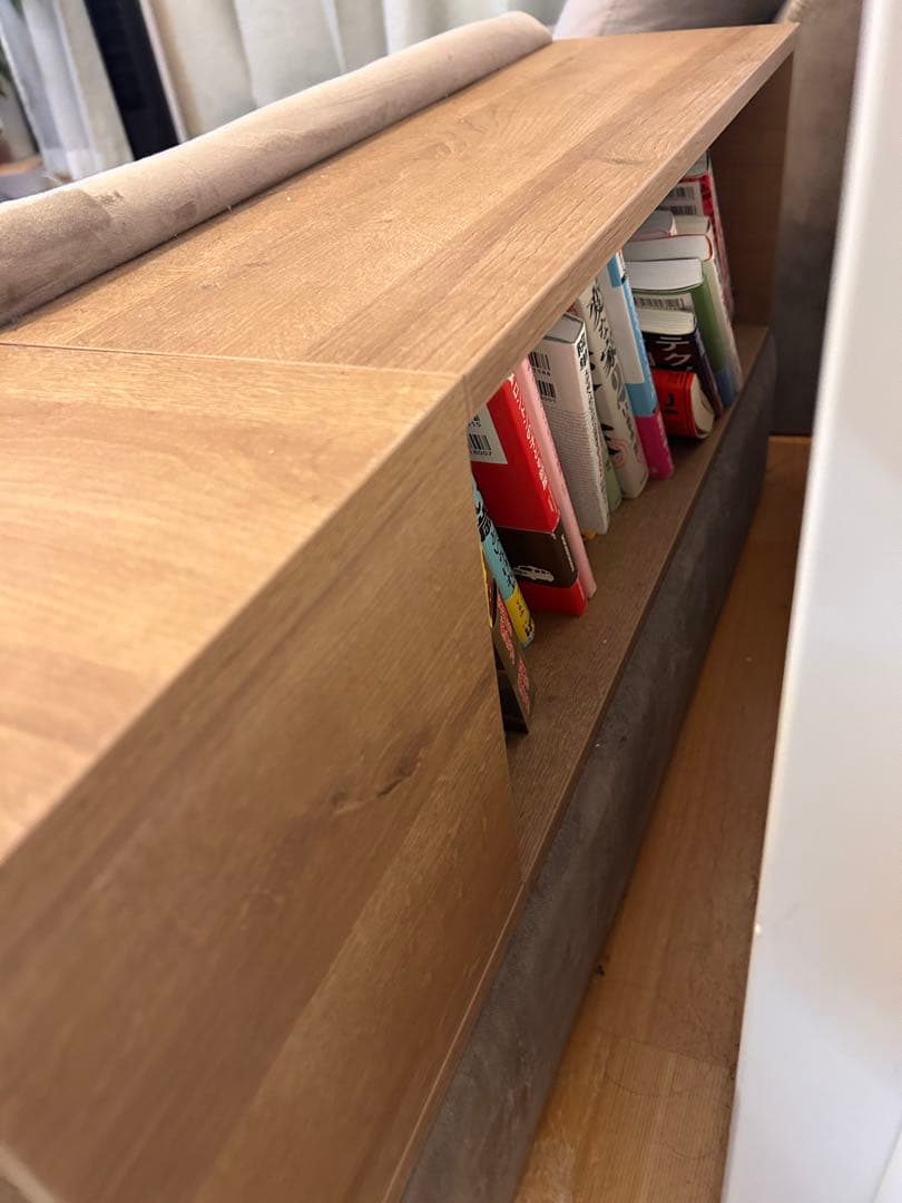 LOWYA フロアソファ 4〜5人掛 グレー コーナーソファ L字型