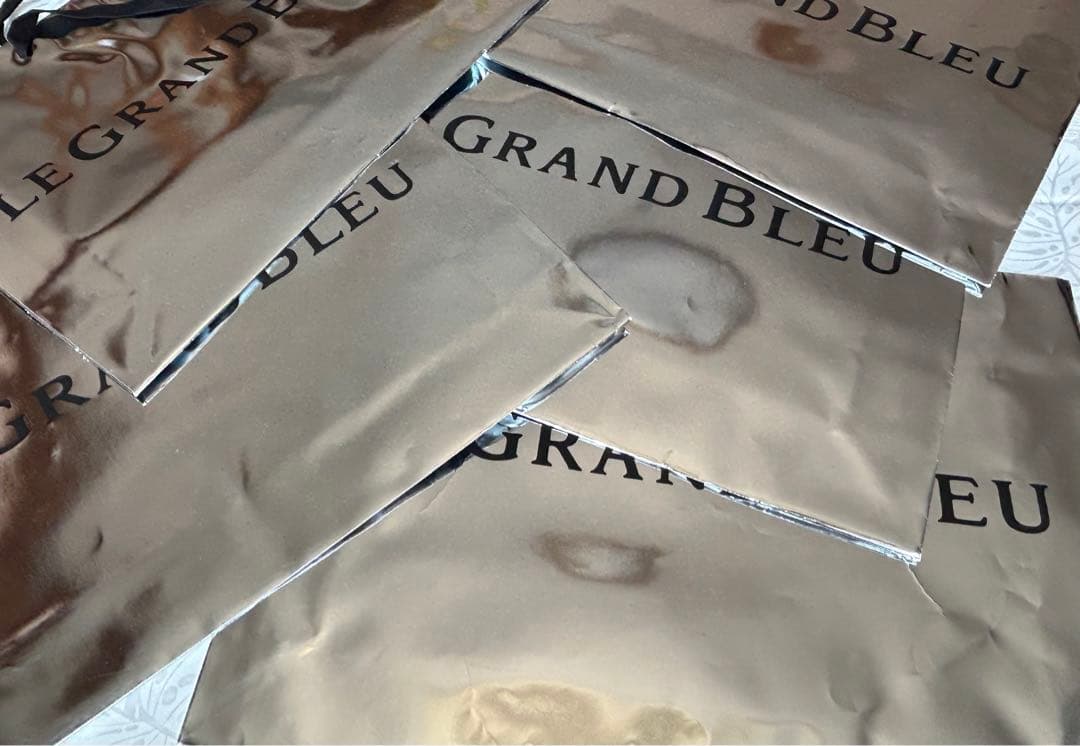 レア LE GRAND BLEU ショップ袋 大5枚 ルグランブルー LGB
