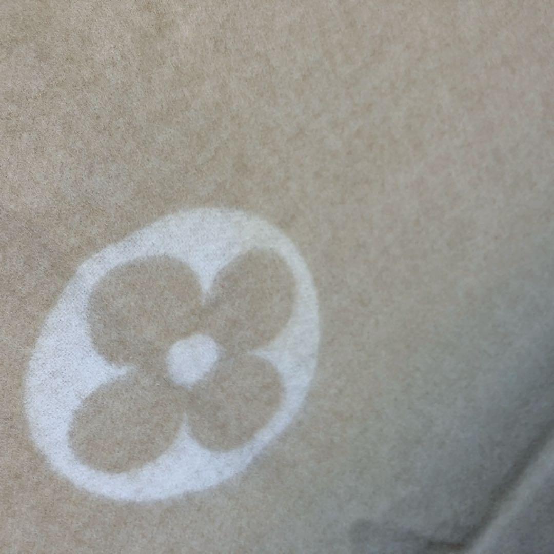 わずかに日焼け跡あり●ルイヴィトン ブランケット ベイビープレッド ベージュG