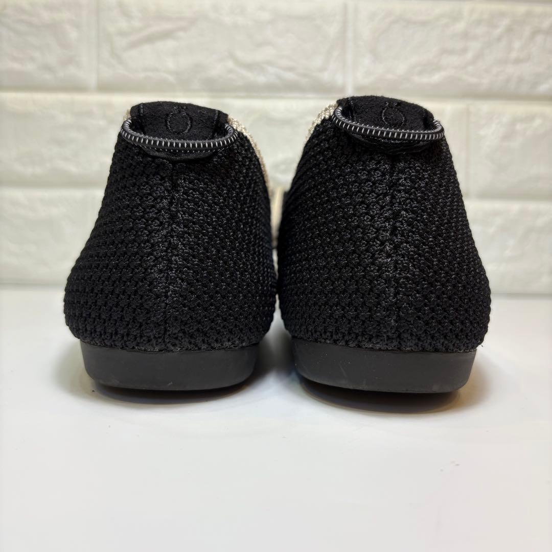 (極美品) Offen フリル付きフラットシューズ 25.5cm