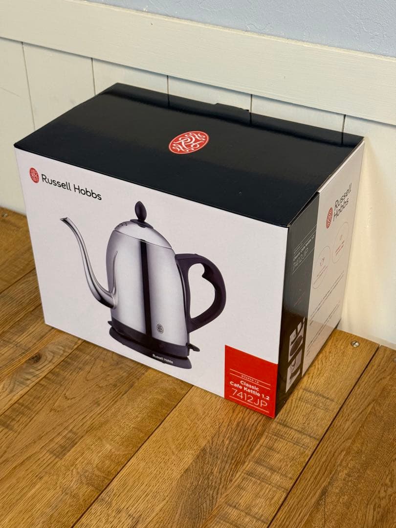新品 ラッセルホブス カフェケトル 1.2 7412JP