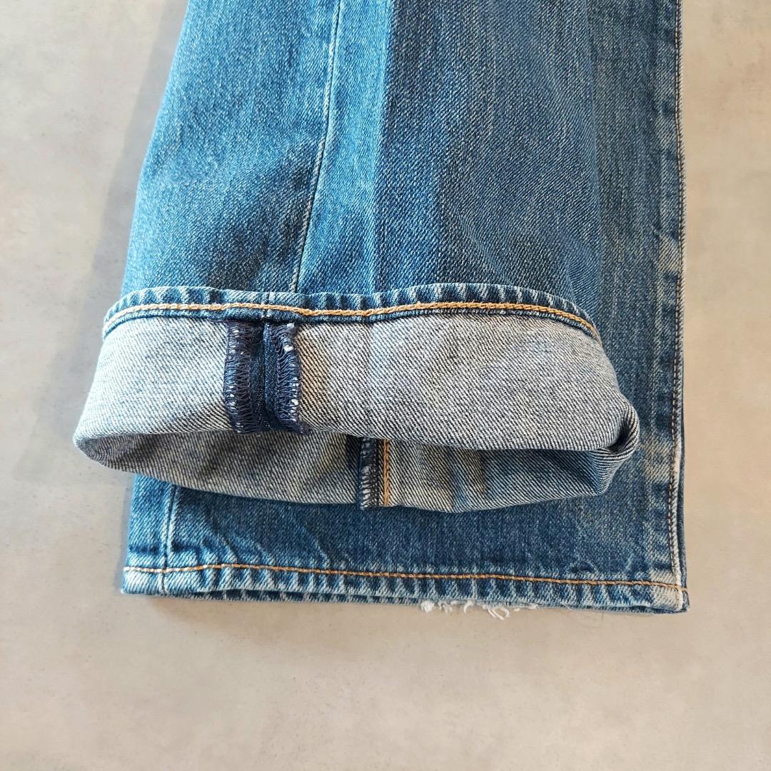 リーバイス501 Levis W34 青 ヒゲ ハチノス 古着 18148