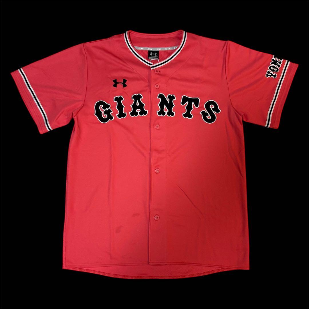 【希少・美品】　読売ジャイアンツ　亀井善行　ピンクユニ　ユニフォーム　サイズL