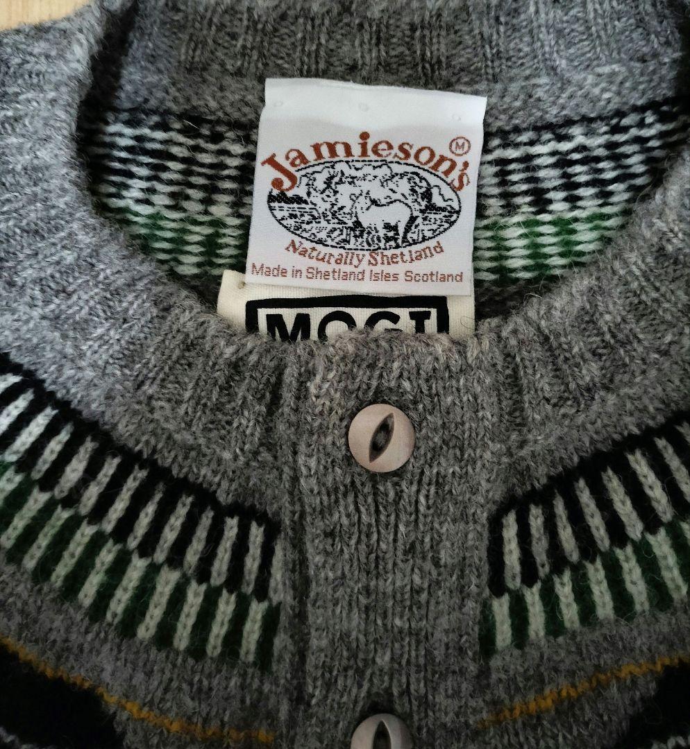 Jamieson's グレー ニットセーターsize M