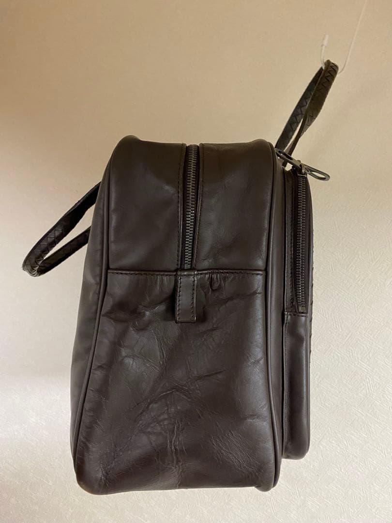 BOTTEGA VENETA ビジネストラベルバック キャリーケース通し 茶色