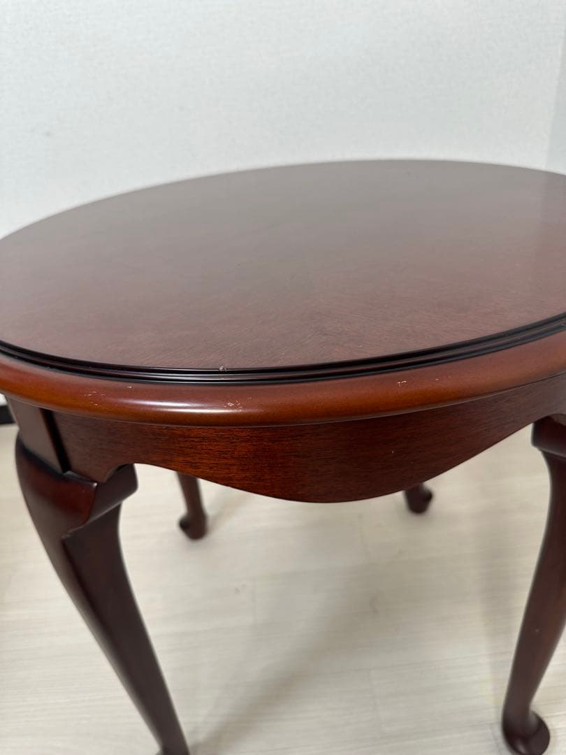 IDC大塚家具 サイドテーブル コーヒーテーブル 猫脚 マリアンディール※i4※