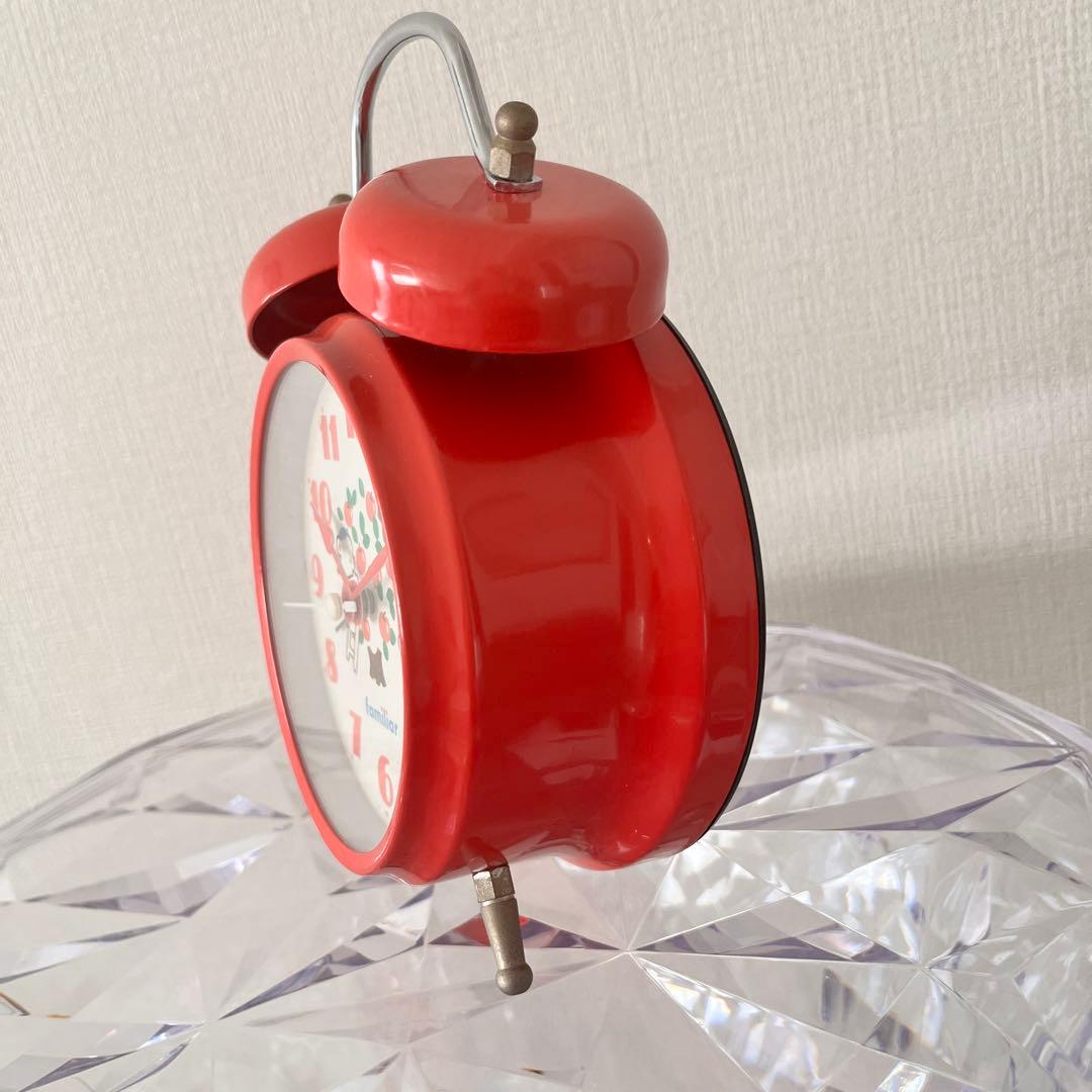 ファミリア Familiar 　ファミとリアのかわいい目覚まし時計