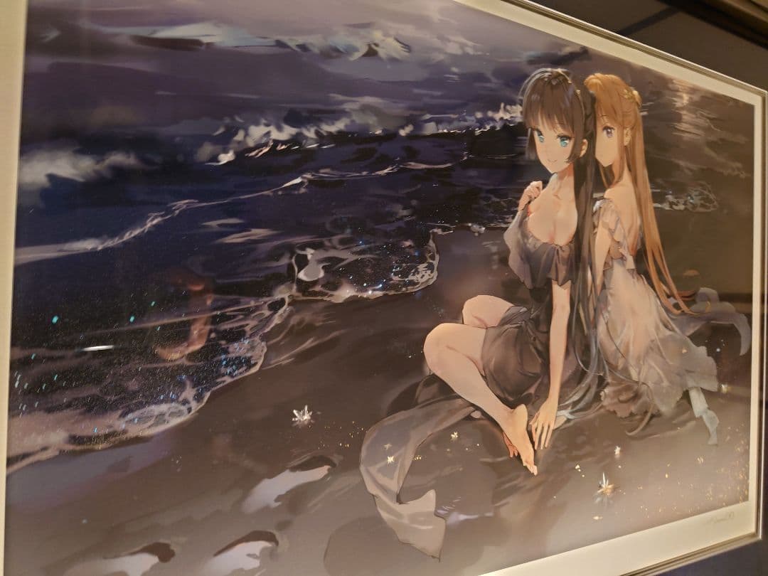 Anmi 「ocean」 直筆サイン入り版画